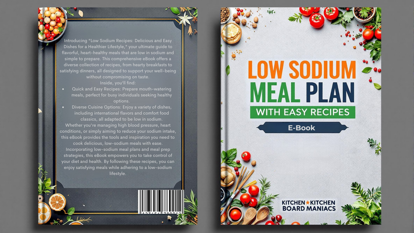 Low Sodium Meal Plan With Easy Recipes