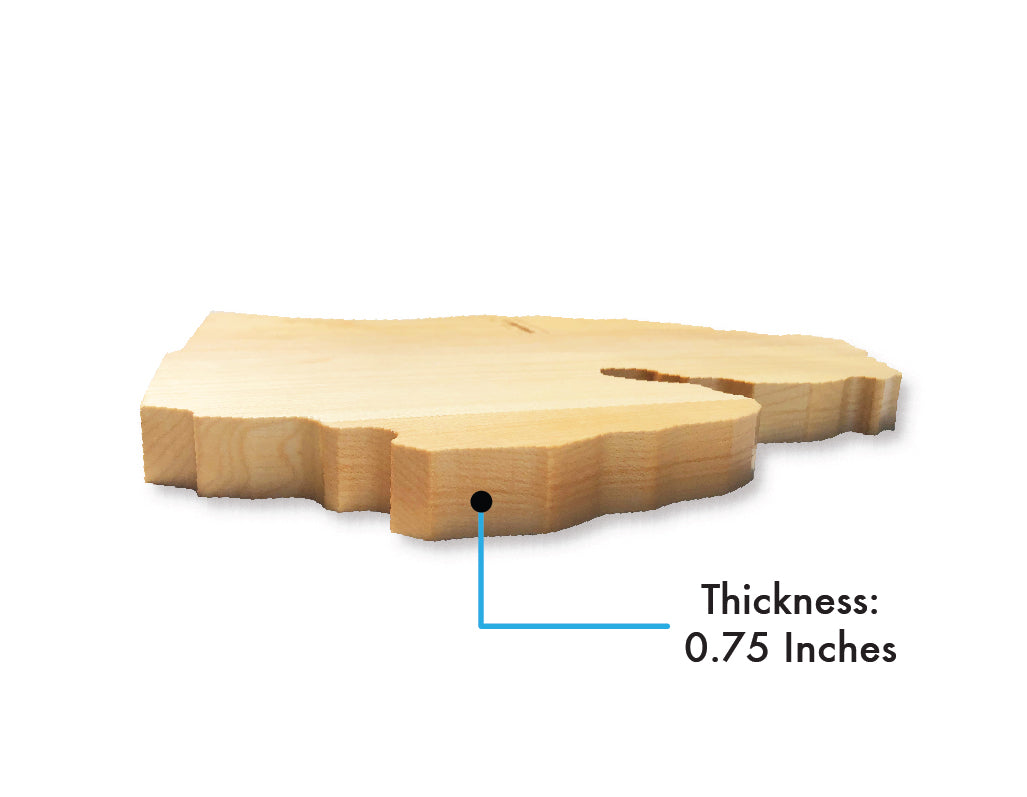 MICHIGAN Mitten Cutting Butter Board | MICHIGAN Gifts, Home Decor & Souvenir