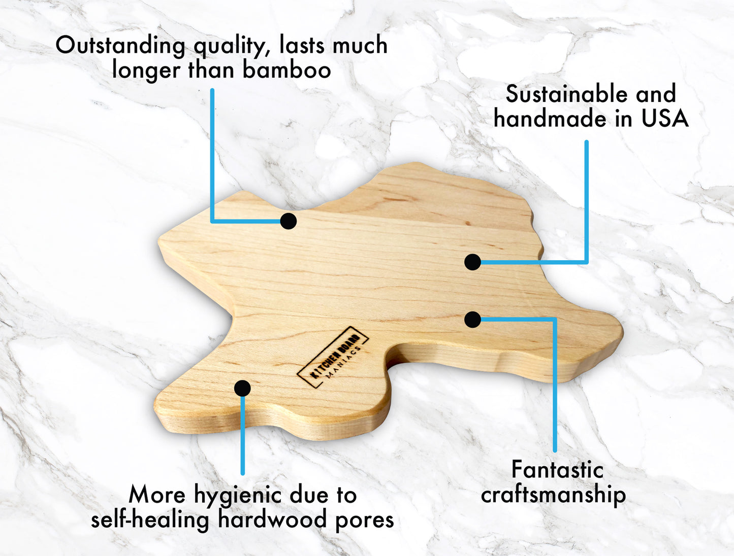 TEXAS Butter Board & Cutting Board | TEXAS Gifts & Souvenirs for Texans