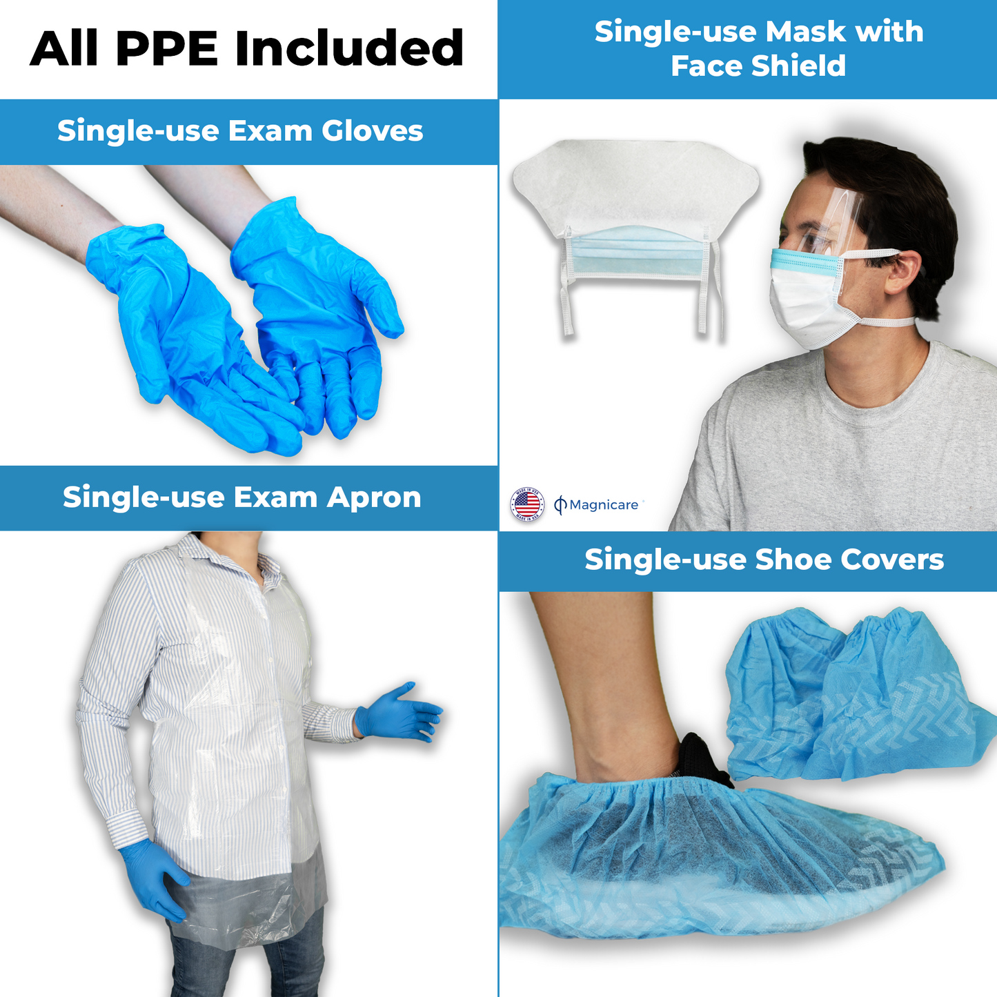 First Response Spill Kit - Be OSHA Compliant | Bloodborne Pathogen & Vomit Cleanup Kit: Comprehensive Spill Response for Bodily Fluids, Ideal for Restaurants & Public Spaces