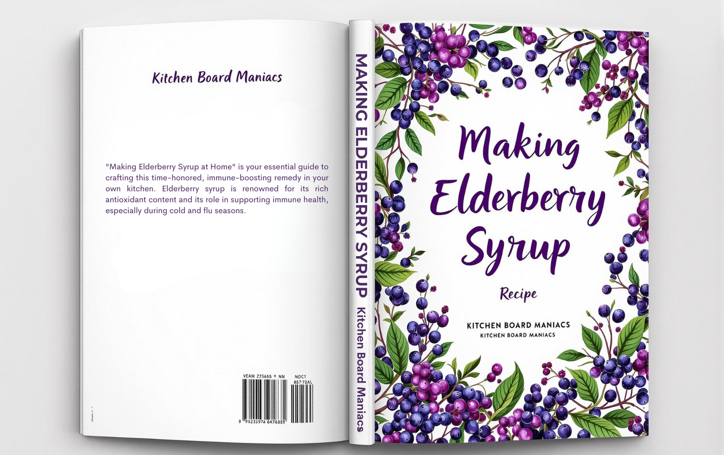 Making Elderberry Syrup Recipe