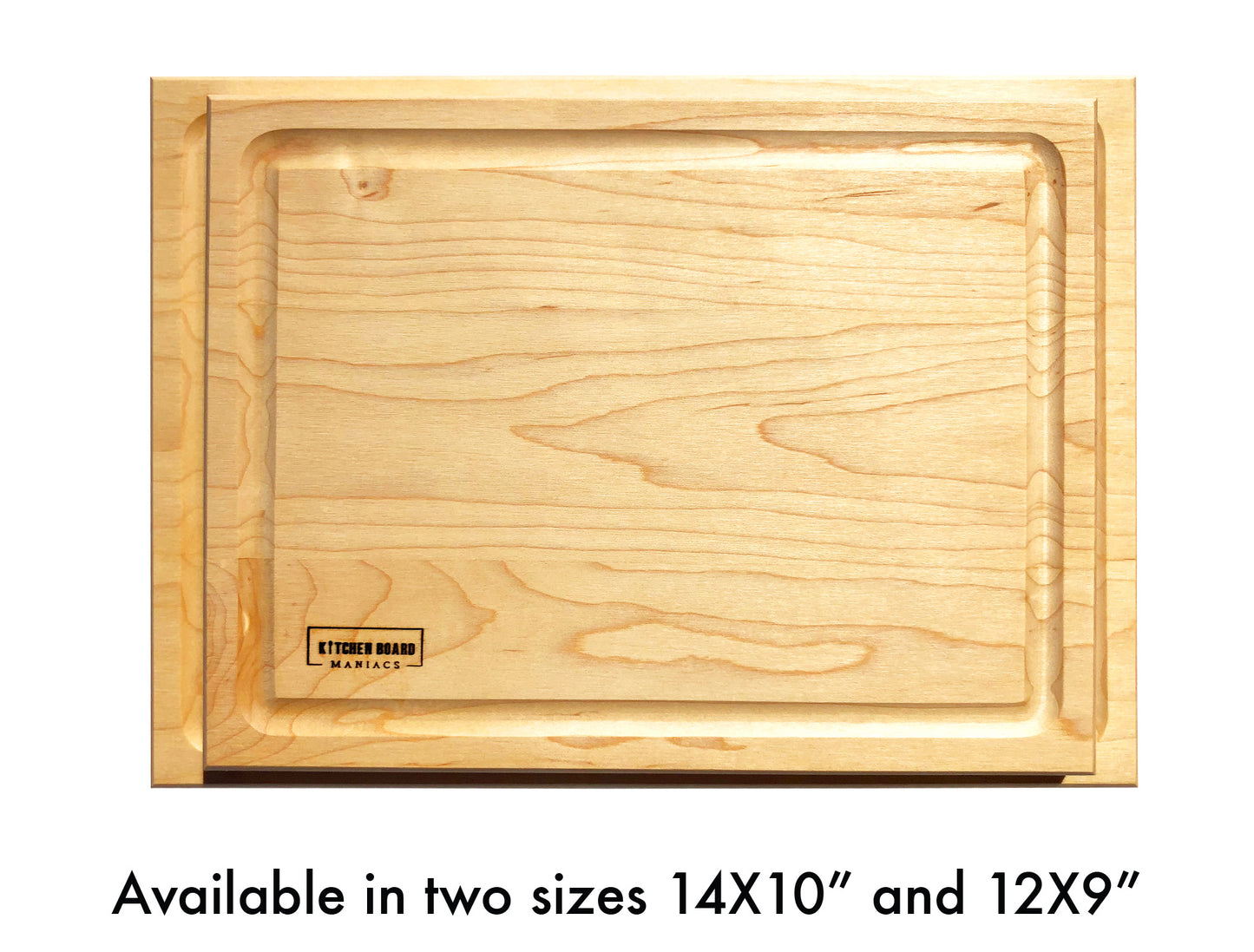 LARGE Maple Wood Cutting Boards for Kitchen 14x10 - Great Butter Board