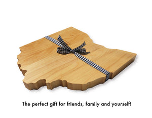 OHIO Cutting Board & OHIO Gifts, Home Decor or Souvenir Made in USA