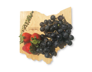 OHIO Cutting Board & OHIO Gifts, Home Decor or Souvenir Made in USA